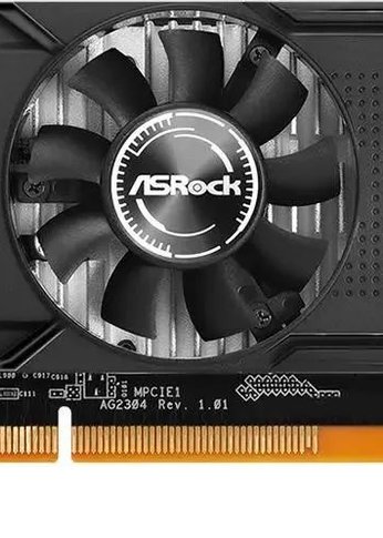 Видеокарта Asrock RX 550 4 Гб GDDR5 128 бит PCIE 3.0 8x GPU 1100 МГц 1xВыход HDMI 1xВыход DisplayPort RX550LP4G