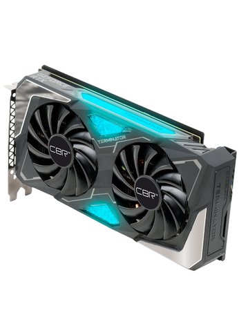 Видеокарта CBR PCI-E RTX3060 Terminator T1 12Gb GDDR6, 192bit, 1320-1777/15000Mhz, 3*DP+1*HDMI2.1, 170W, Ret [VGA-MSRTX3060-12G-RTL]