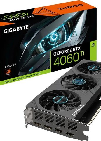 Видеокарта Gigabyte PCI-E 4.0 GV-N406TGAMING OC-8GD NVIDIA GeForce RTX 4060TI 8192Mb 128 GDDR6 2580/18000 HDMIx2 DPx2 HDCP Ret