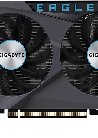 Видеокарта Gigabyte PCI-E 4.0 GV-R64EAGLE-4GD AMD Radeon RX 6400 4096Mb 64 GDDR6 2039/16000 HDMIx1 DPx1 HDCP Ret