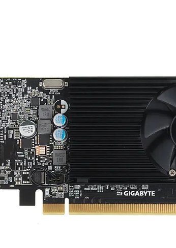 Видеокарта Gigabyte PCI-E GV-N1030D4-2GL NVIDIA GeForce GT 1030 2048Mb 64 DDR4 1177/2100 DVIx1 HDMIx1 HDCP Ret low profile