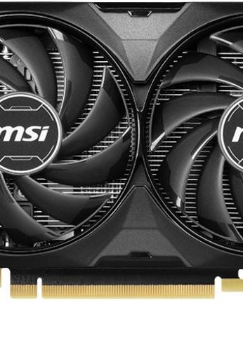 Видеокарта MSI PCI-E 4.0 RTX 4060 Ti VENTUS 2X BLACK 8G OC NVIDIA GeForce RTX 4060TI 8192Mb 128 GDDR6 2565/18000 HDMIx1 DPx3 HDCP Ret