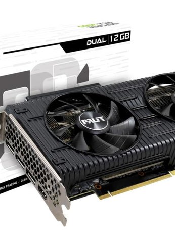 Видеокарта Palit PCIE16 RTX3060 12GB GDDR6 PA-RTX3060 DUAL 12G