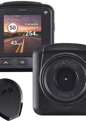 Видеорегистратор Roadgid Mini 3 Wi-Fi черный 2Mpix 1080x1920 1080p 170гр. GPS JIELI5601