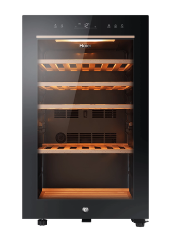 Винный шкаф Haier FWC49GA черный (однокамерный)