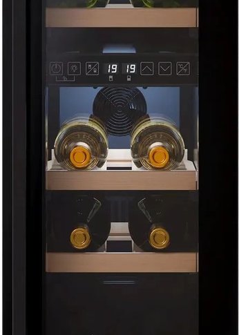 Винный шкаф Lex LWD3017BL dual zone 1-нокамерн. черный