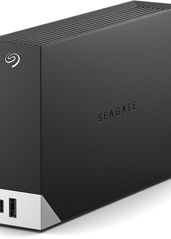 Внешний HDD 12.2Tb Seagate USB3.0 STLC12000400 One Touch Hub 3.5" черный USB3.0 type C