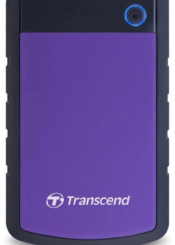 Внешний HDD 1Tb Transcend USB3.0 TS1TSJ25H3P StoreJet 25H3P (5400rpm) 2.5" фиолетовый