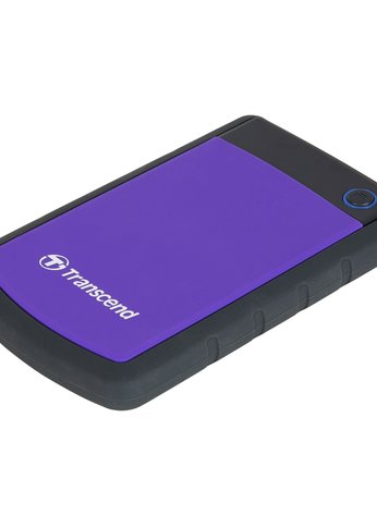 Внешний HDD 1Tb Transcend USB3.0 TS1TSJ25H3P StoreJet 25H3P (5400rpm) 2.5" фиолетовый