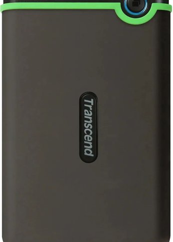 Внешний HDD 1Tb Transcend USB3.0 TS1TSJ25M3S StoreJet 25M3S (5400rpm) 2.5" серый