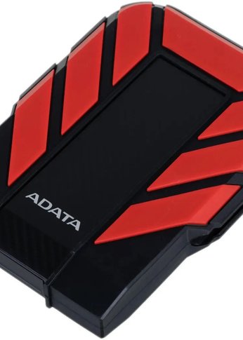 Внешний HDD 2Tb A-Data USB3.0 AHD710P-2TU31-CRD HD710Pro DashDrive Durable 2.5" черный/красный