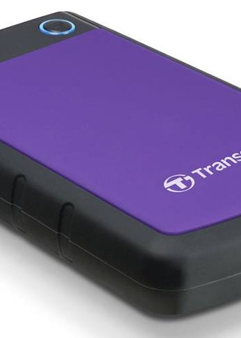 Внешний HDD 2Tb Transcend USB3.0 TS2TSJ25H3P StoreJet 25H3P (5400rpm) 2.5" фиолетовый