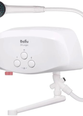 Водонагреватель Ballu 3-Logic TS (6,5 kW) - кран+душ, проточный