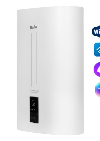 Водонагреватель Ballu BWH/S 30 Cetrion Inox Inverter накопительный электрический 30л белый