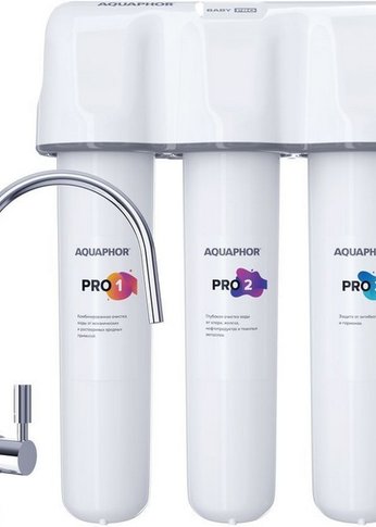 Водоочиститель Аквафор Кристалл Baby Pro белый