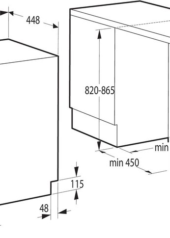 Встраиваемая ПМ Gorenje GV520E15 белый 9 комплектов 45см