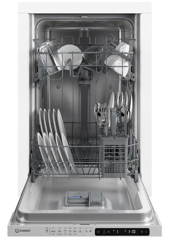 Встраиваемая ПМ Indesit DIS 1C69 B белый 10 комплектов 45см