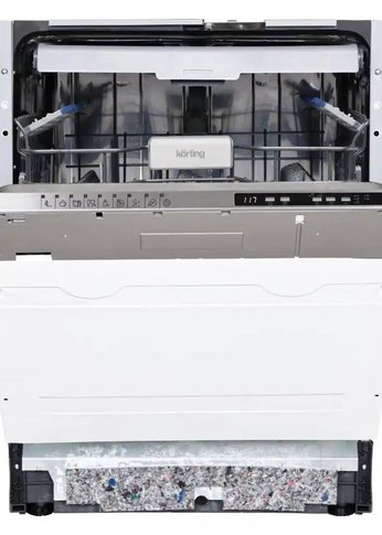 Встраиваемая ПМ Korting KDI 60898 I, 60 см, 15 компл., Инверторный мотор, третья корзина для столовых приборов,  А+++, Эл.упр.