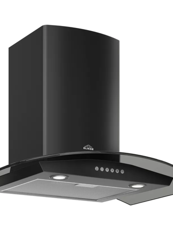 Вытяжка каминная Elikor Аметист S4 60П-700-Э4Д черный/тонированное стекло управление: кнопочное 1М (148669)