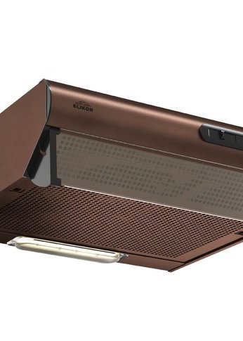 Вытяжка козырьковая Elikor Davoline 60П-290-П3Л медный управление: ползунковое 1М (841506)