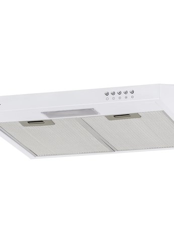 Вытяжка козырьковая Krona Jessica slim 600 PB белый управление: кнопочное (1 мотор)