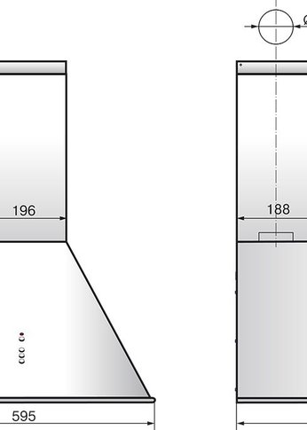 Вытяжка купольная Elikor Омега 60П-650-К3Д черный/нержавеющая сталь управление: кнопочное 1М (943890)