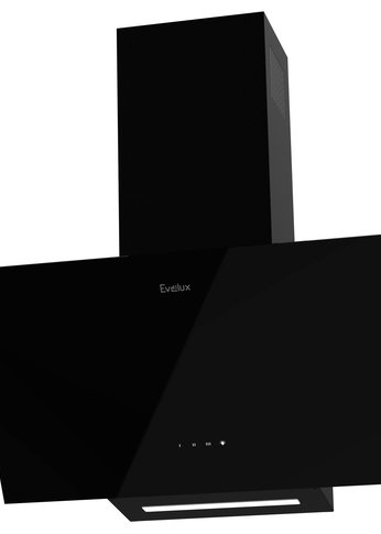 Вытяжка наклонная Evelux King 60 BG черный