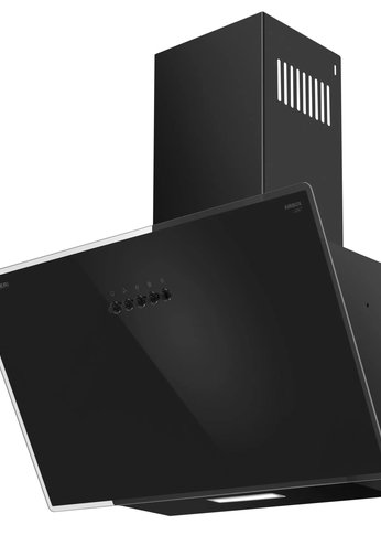 Вытяжка наклонная Meferi AIRBOX60BK LIGHT черный управление:кнопочное (1 мотор)