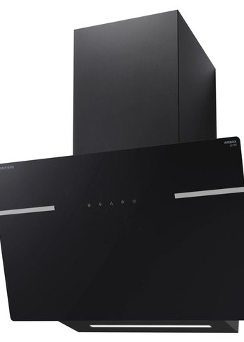 Вытяжка наклонная Meferi AIRBOX60BK ULTRA черный управление:сенсорное (1 мотор)