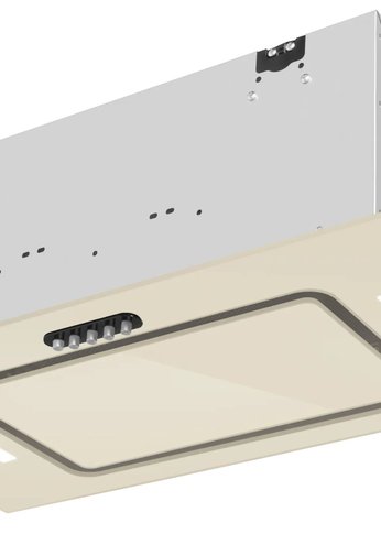 Вытяжка полновстраиваемая Meferi INBOX60BG GLASS ULTRA бежевый управление:кнопочное (1 мотор)