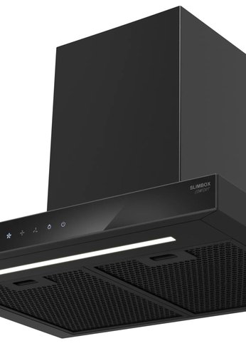 Вытяжка Т-образная Meferi SLIMBOX60BK COMFORT черный управление:сенсорное (1 мотор)