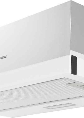 Вытяжка встраиваемая Hyundai HBH 6230 W белый управление: кнопочное (1 мотор)