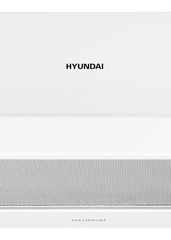 Вытяжка встраиваемая Hyundai HBH 6232 W белый управление: кулисные переключатели (1 мотор)