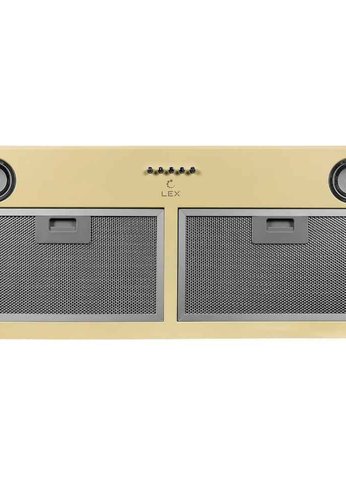 Вытяжка встраиваемая LEX GS Bloc P 900 IV слоновая кость управление: кнопочное (1 мотор)