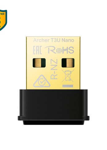 Wi-Fi USB-адаптер Tp-link Archer T3U Nano AC1300 USB 2.0