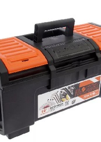 Ящик для инстр. Blocker Guru Boombox 30л 3отд. черный/оранжевый (BR3941)