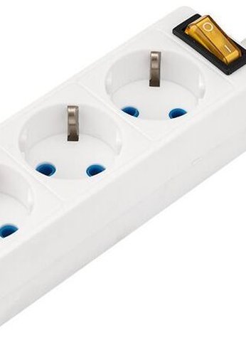 Удлинитель PROconnect 3 розетки 1.5м белый (11-7205)