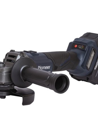 Углошлифовальная машина аккум. Pioneer AG-E20V-125-01B 9000об/мин d=125мм 21В 1хАКБ 4Ач и ЗУ (кейс)