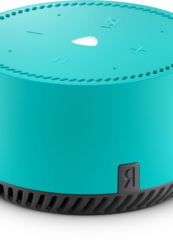 Умная колонка Яндекс Станция Лайт зеленый 5W 1.0 BT 10м (YNDX-00025G)