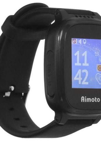 Умные часы AIMOTO KID MINI BLACK 8001105 KNOPKA