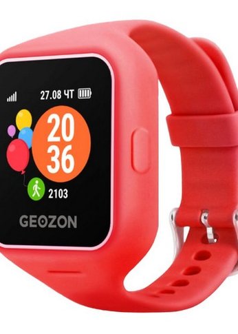 Умные часы GEOZON LIFE RED G-W12RED 