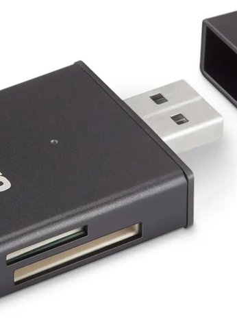 Устройство чтения карт памяти USB2.0 Buro BU-CR-3103 черный