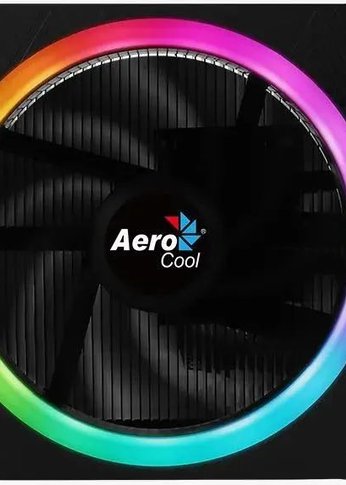 Устройство охлаждения(кулер) Aerocool Cylon 3H Soc-AM4/1151/1200 4-pin 13-24dB Al+Cu 125W 480gr LED Ret