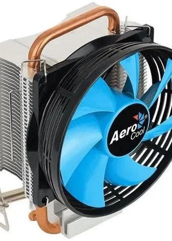 Устройство охлаждения(кулер) Aerocool Verkho 1-3P Soc-AM4/1151/1200 3-pin 28dB Al+Cu 100W 280gr Ret