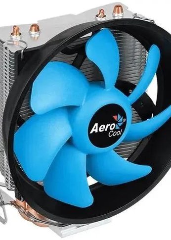 Устройство охлаждения(кулер) Aerocool Verkho 2 Plus Soc-AM4/1151/1200 4-pin 18-27dB Al+Cu 115W 444gr Ret