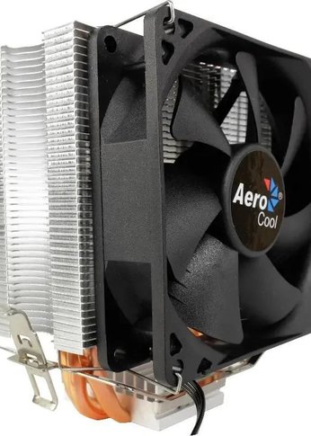 Устройство охлаждения(кулер) Aerocool Verkho 3 Soc-AM4/1151/1200 4-pin 15-24dB Al+Cu 120W 530gr Ret