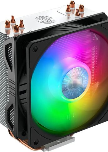 Устройство охлаждения(кулер) Cooler Master Hyper 212 ARGB Soc-AM5/AM4/1151/1200/1700 черный 4-pin 9-31dB Al+Cu 150W 465gr Ret (RR-2V2L-18PA-R1)