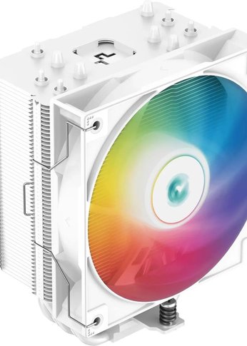 Устройство охлаждения(кулер) Deepcool AG500 Wh ARGB Soc-AM5/AM4/1151/1200/1700 4-pin 29.4dB Al+Cu 240W 861gr LED Ret