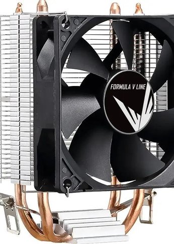 Устройство охлаждения(кулер) Formula Ice Boid 2PSDB Soc-AM5/AM4/1200/1700/1851 черный 4-pin 17-34dB Al+Cu 90W Ret