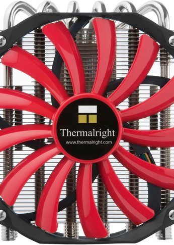 Устройство охлаждения(кулер) Thermalright AXP-200-R Soc-AM5/AM4/1151/1200/2066/1700 черный/красный 4-pin 30.6dB Al 180W 475gr Ret